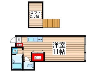 コーポ花園の物件間取画像